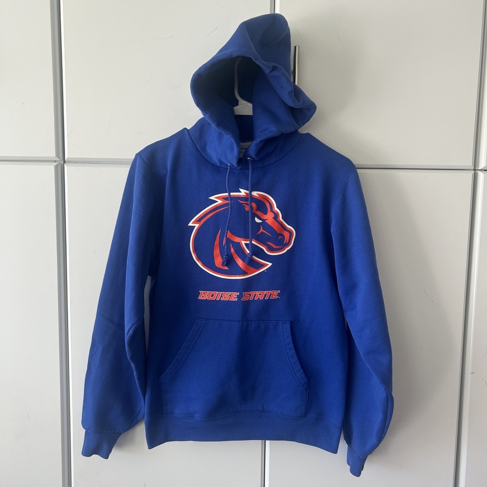 Champion Boise State Broncos Hoodie Blue XS NCAA Collegiate Sweatshirt B664